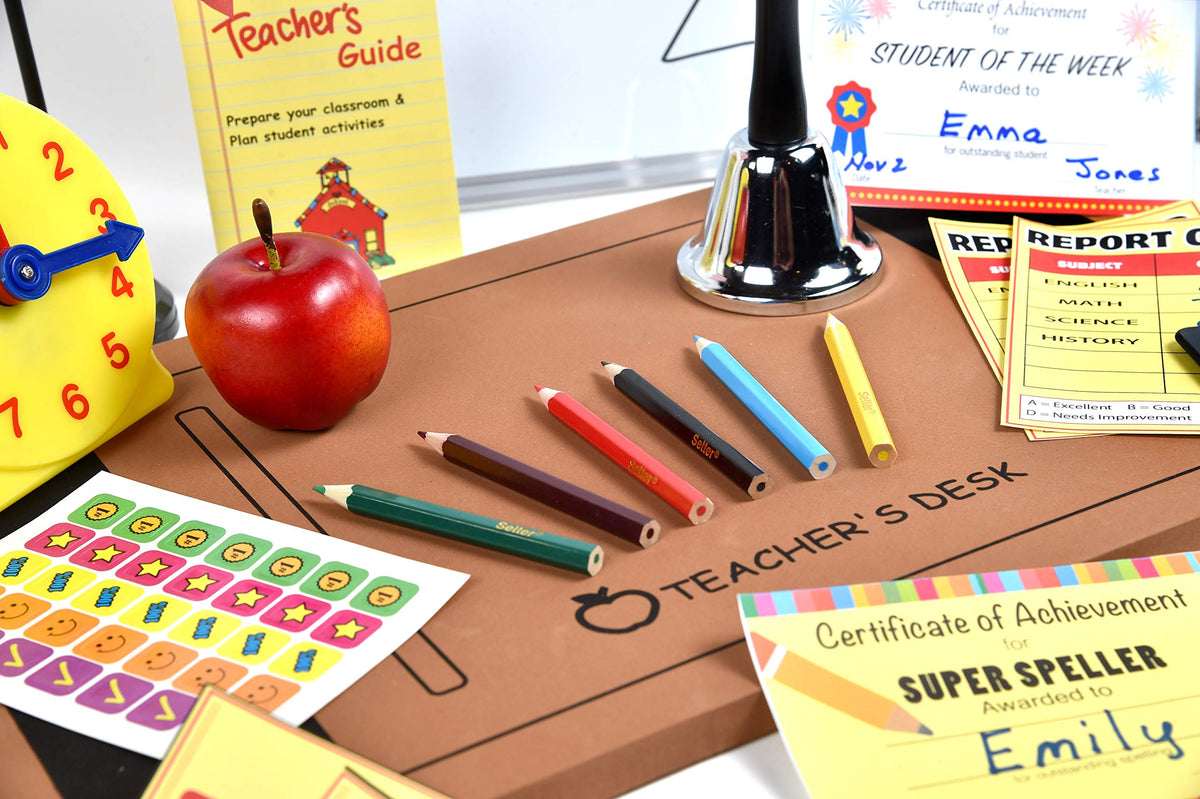 Dr. STEM Toys desk blotter adds authentic desk detail for play