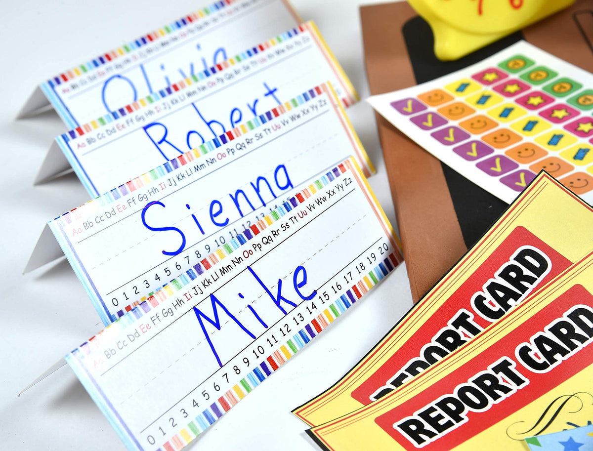 Dr. STEM Toys flag for class announcements in pretend lessons