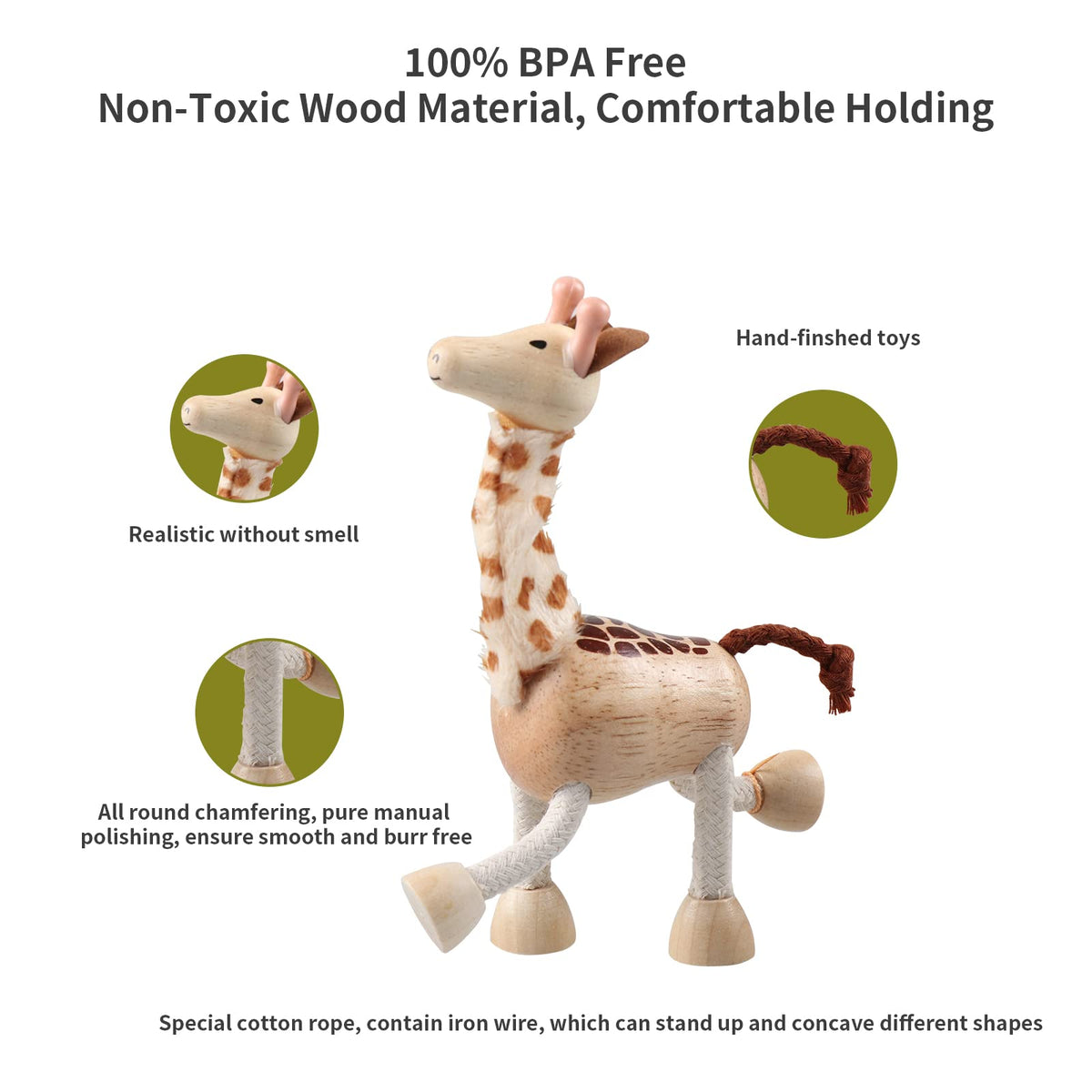 Drachompa bendable chimpanzee toy ideal for creative storytelling and hand-eye coordination