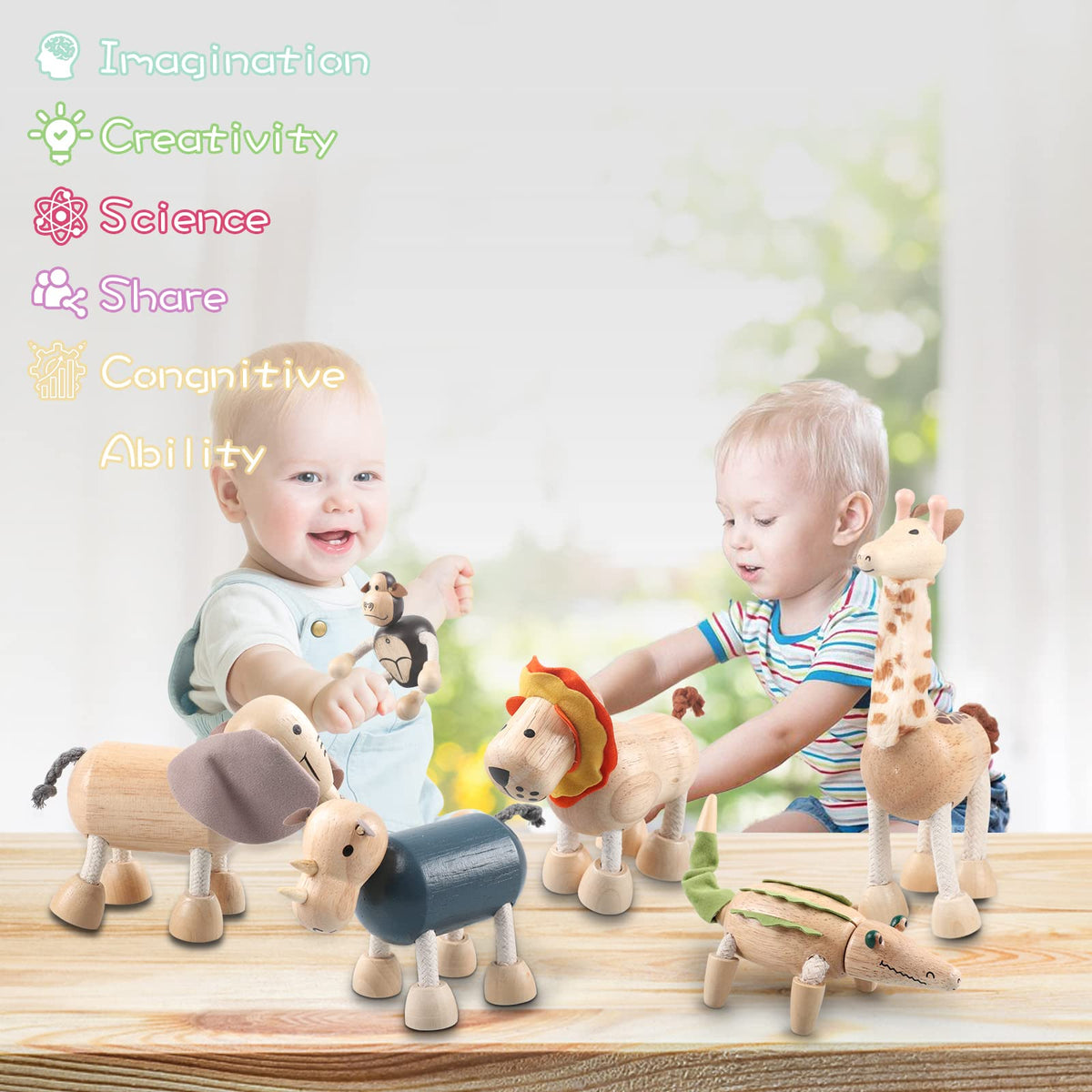 Drachompa bendable rhinoceros toy promotes interactive play and dexterity