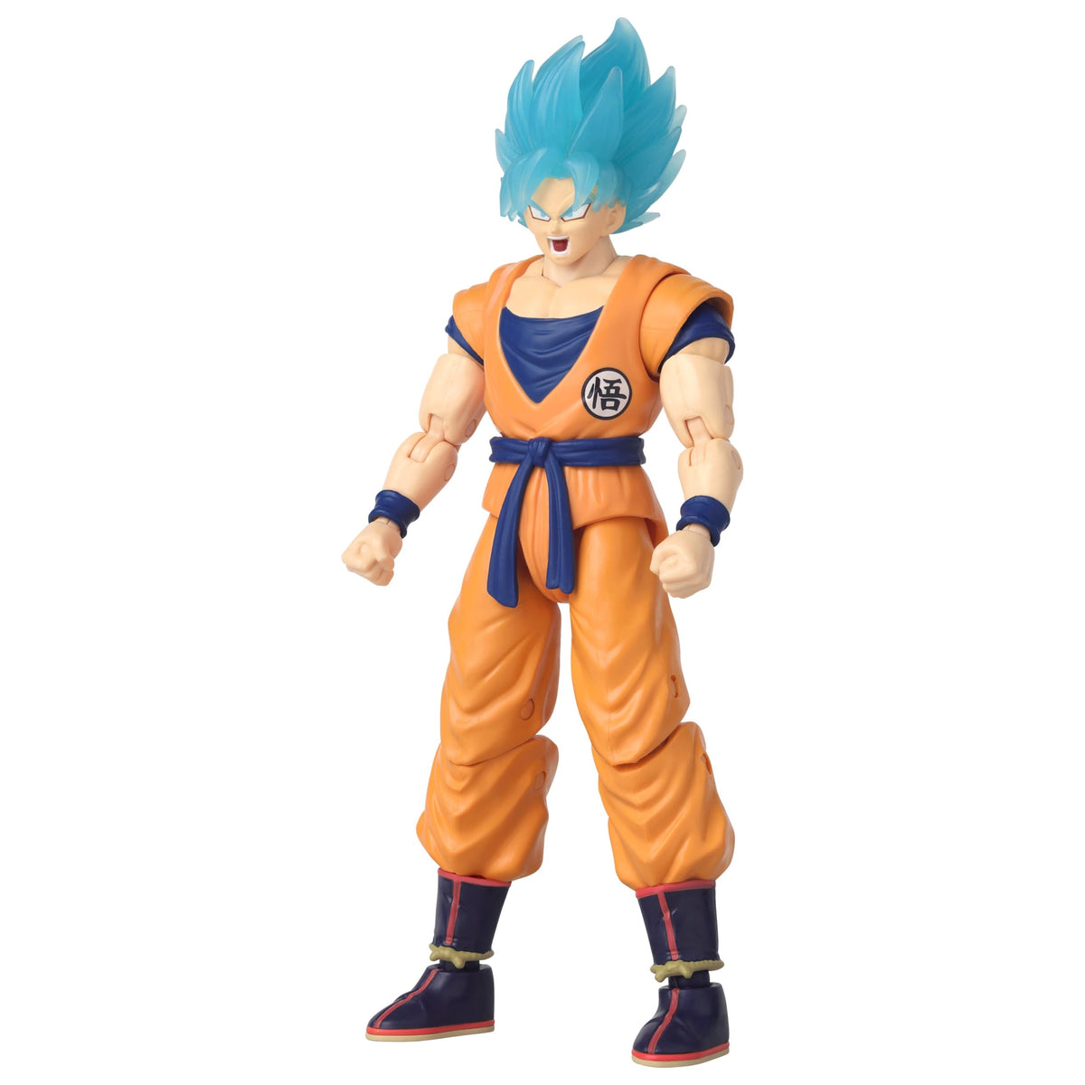 SS Blue Goku in a dynamic pose showcasing articulation