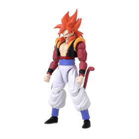 Gogeta thumb activated feature in dynamic fighting pose
