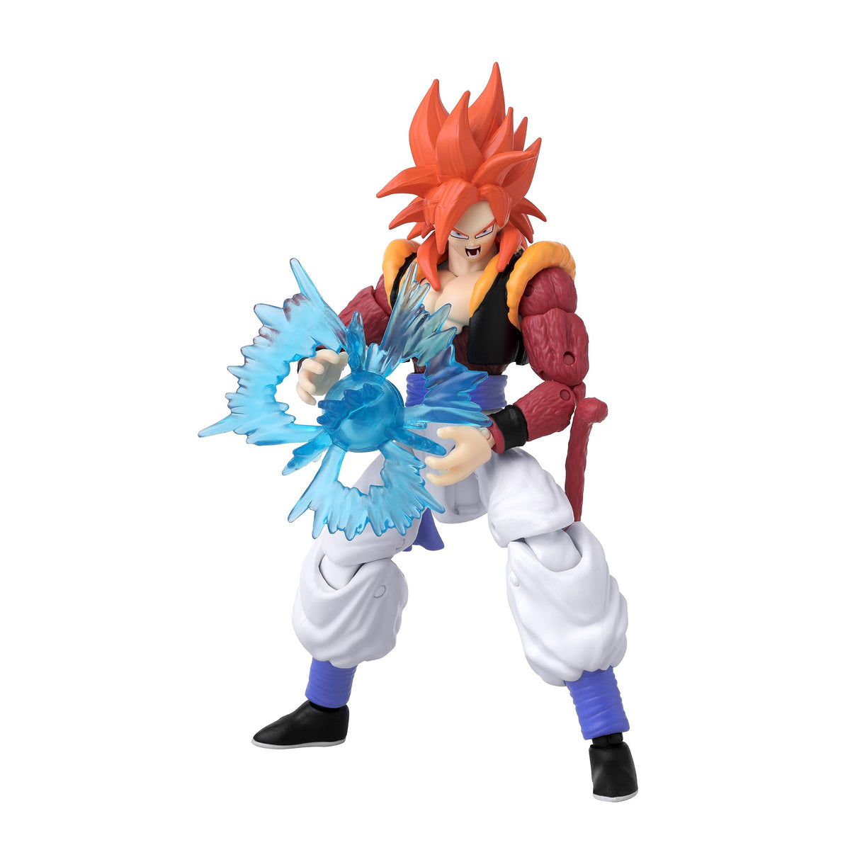 Dragon Ball Super Super Saiyan 4 Gogeta action figure ready for display