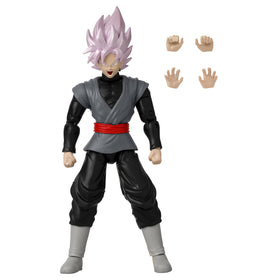Goku Black Rose with power-up accessories enhances poseability and battle scenes