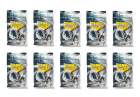Dragon Shield 100 standard size clear sleeves, perfect-fit protection for trading cards.