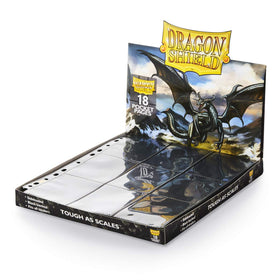 Dragon Shield Arcane Tinman AT-10301 Portfolio front view with 18-pocket collectors black for organized card storage.