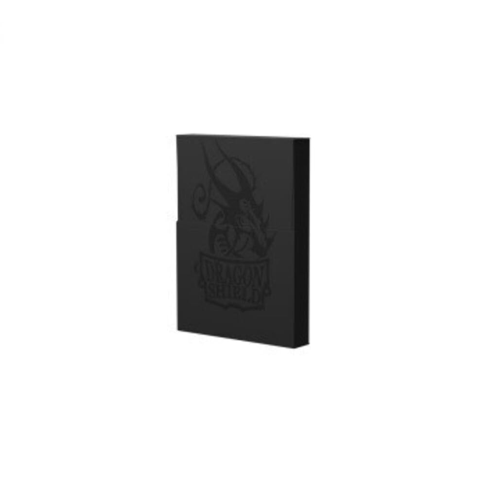 Dragon Shield Cube Shell Shadow Black keeps cards organized and protected for travel and play.