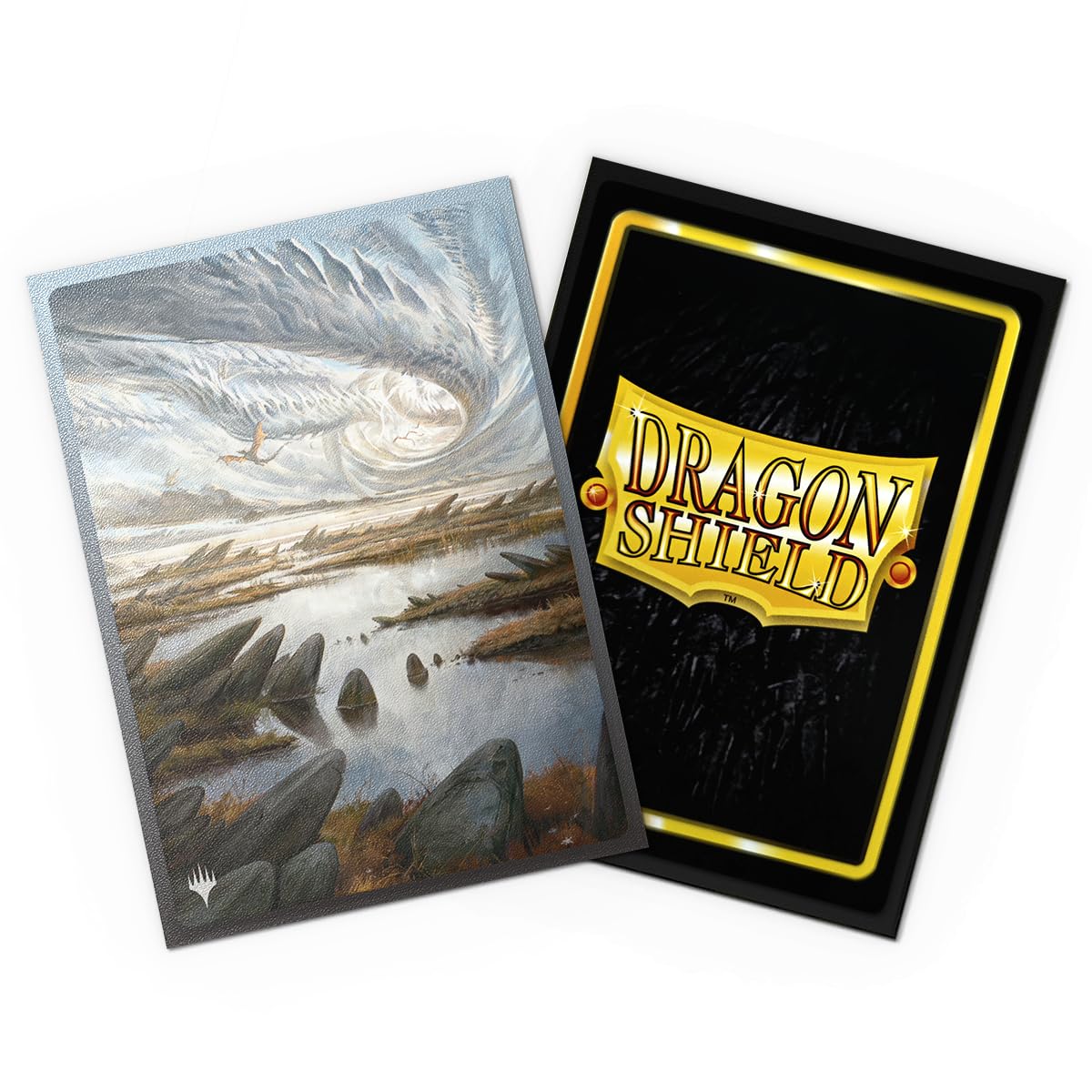 Dragon Shield Matte Dual Art Sleeves snug fit for standard cards at 63x88 mm during games