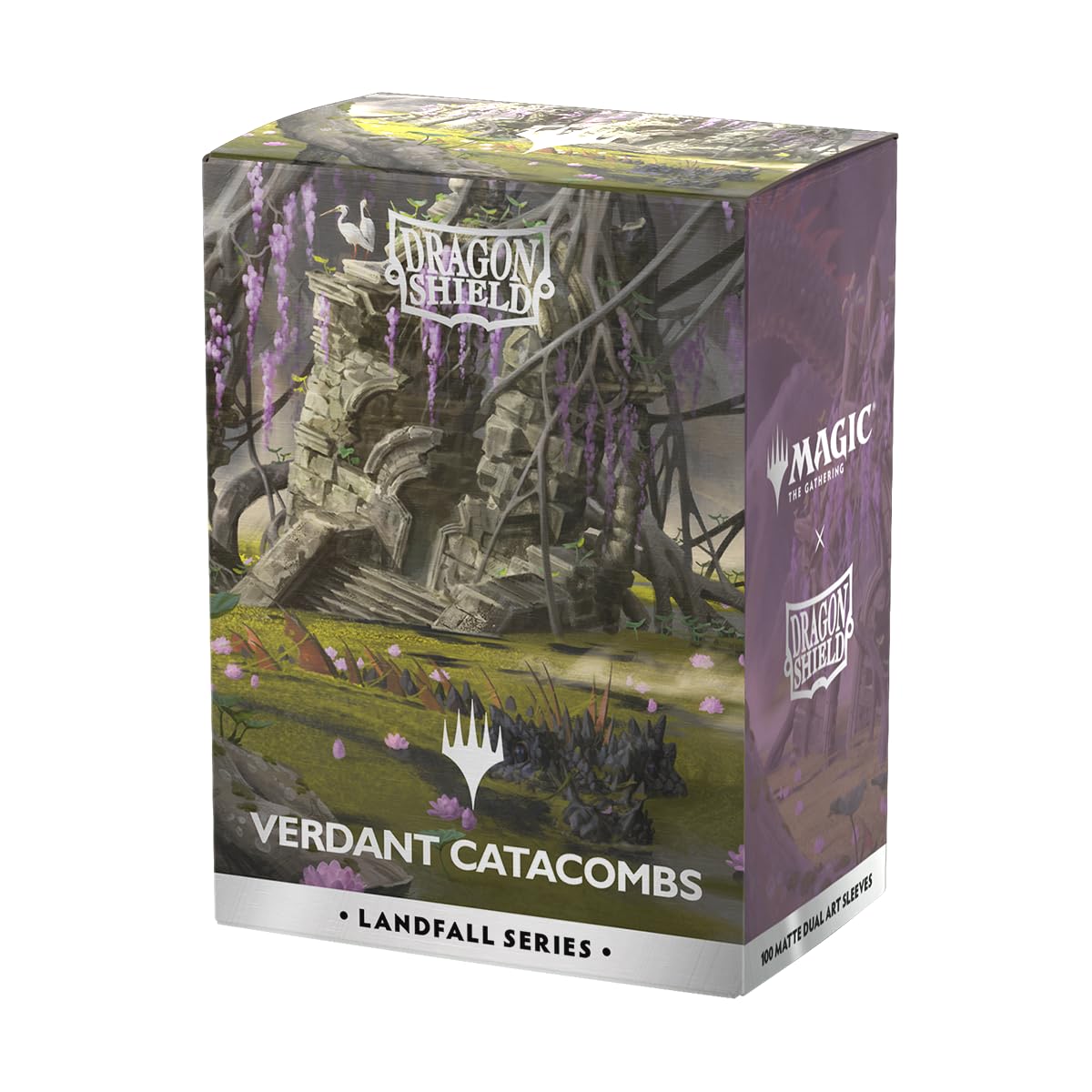 Dragon Shield Matte Dual Art Sleeves with Verdant Catacomb art protect cards during play