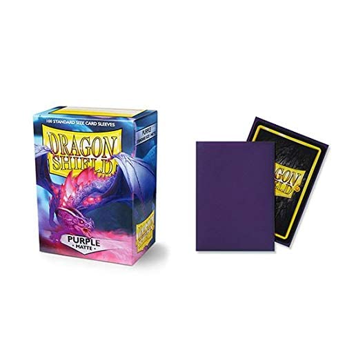Dragon Shield display box showing 1,000 sleeves in a display case.