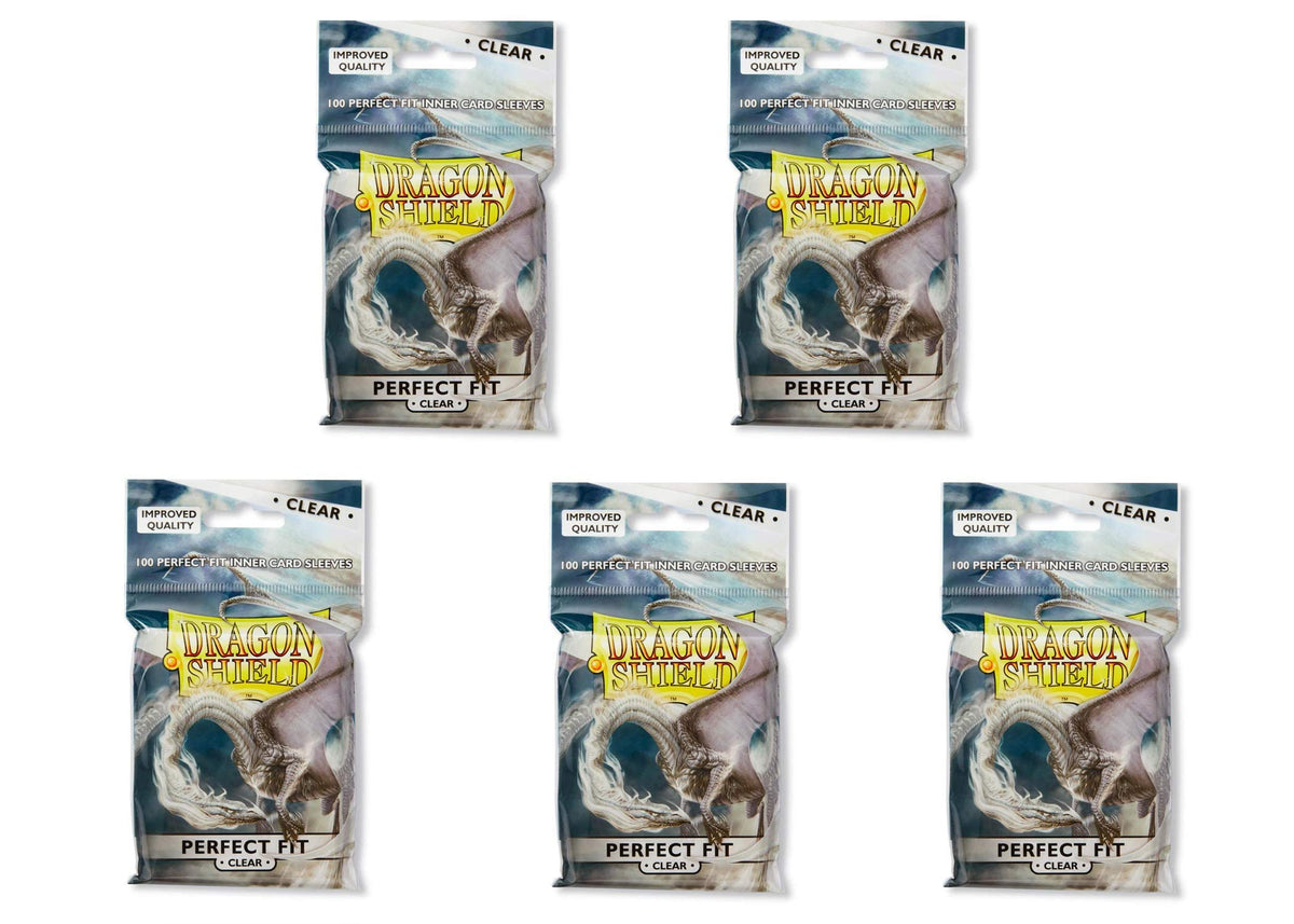 Dragon Shield five sealed packs packaging for easy restock and organization.