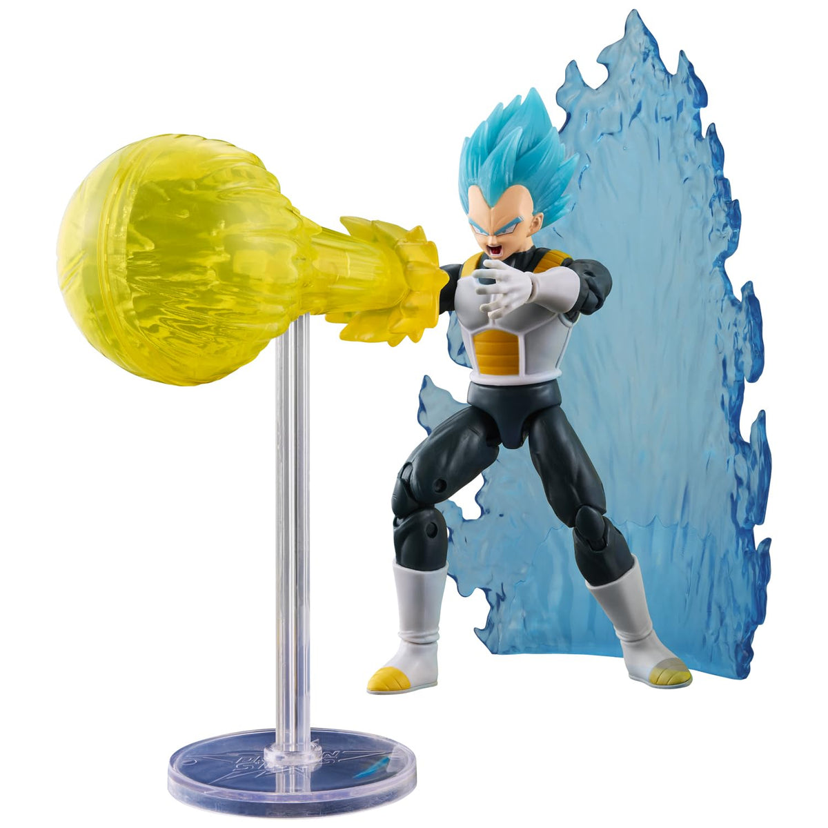 Dragon Stars Dragon Ball Super Blue Vegeta pose for dynamic display and collection.