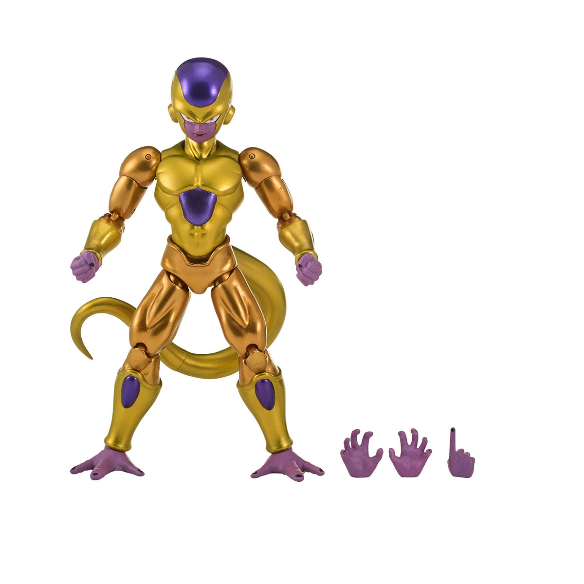 Dragon Stars Golden Frieza articulation and pose options enable dynamic display.
