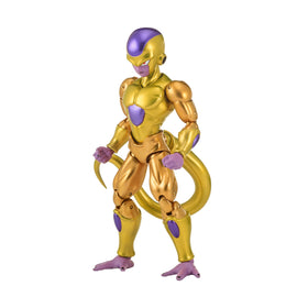 Dragon Stars Golden Frieza close-up head sculpt captures iconic features for collectors.