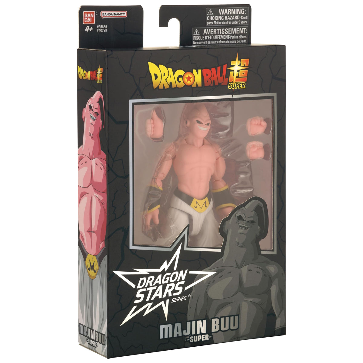 Dragon Stars Majin Buu Super box contents showcased for collectors.