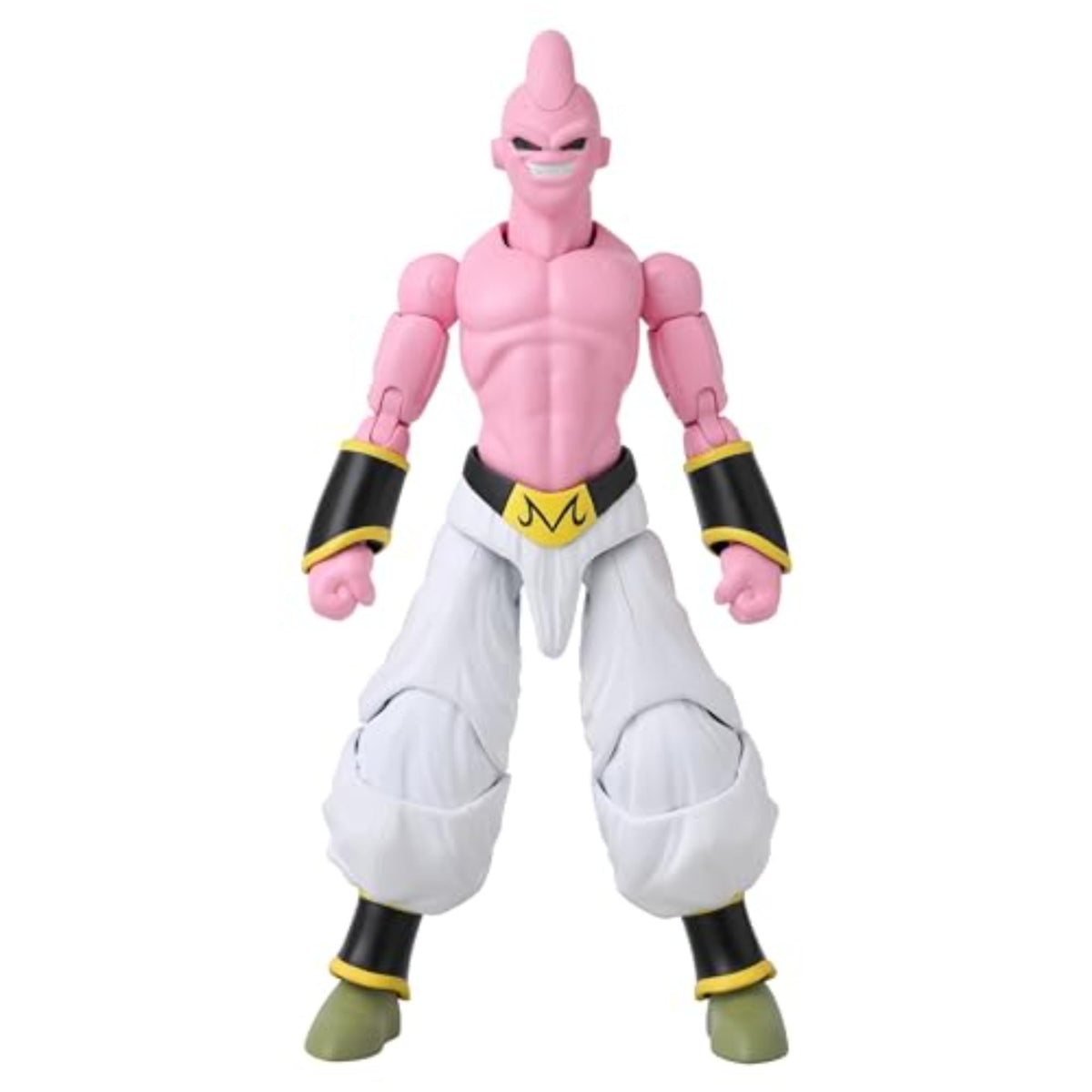 Dragon Stars Majin Buu Super figure front view with detailed sculpting for display.