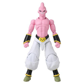 Dragon Stars Majin Buu Super figure front view with detailed sculpting for display.