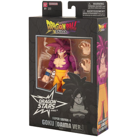 Dragon Stars DAIMA Goku SS4 articulation enables expressive poses.