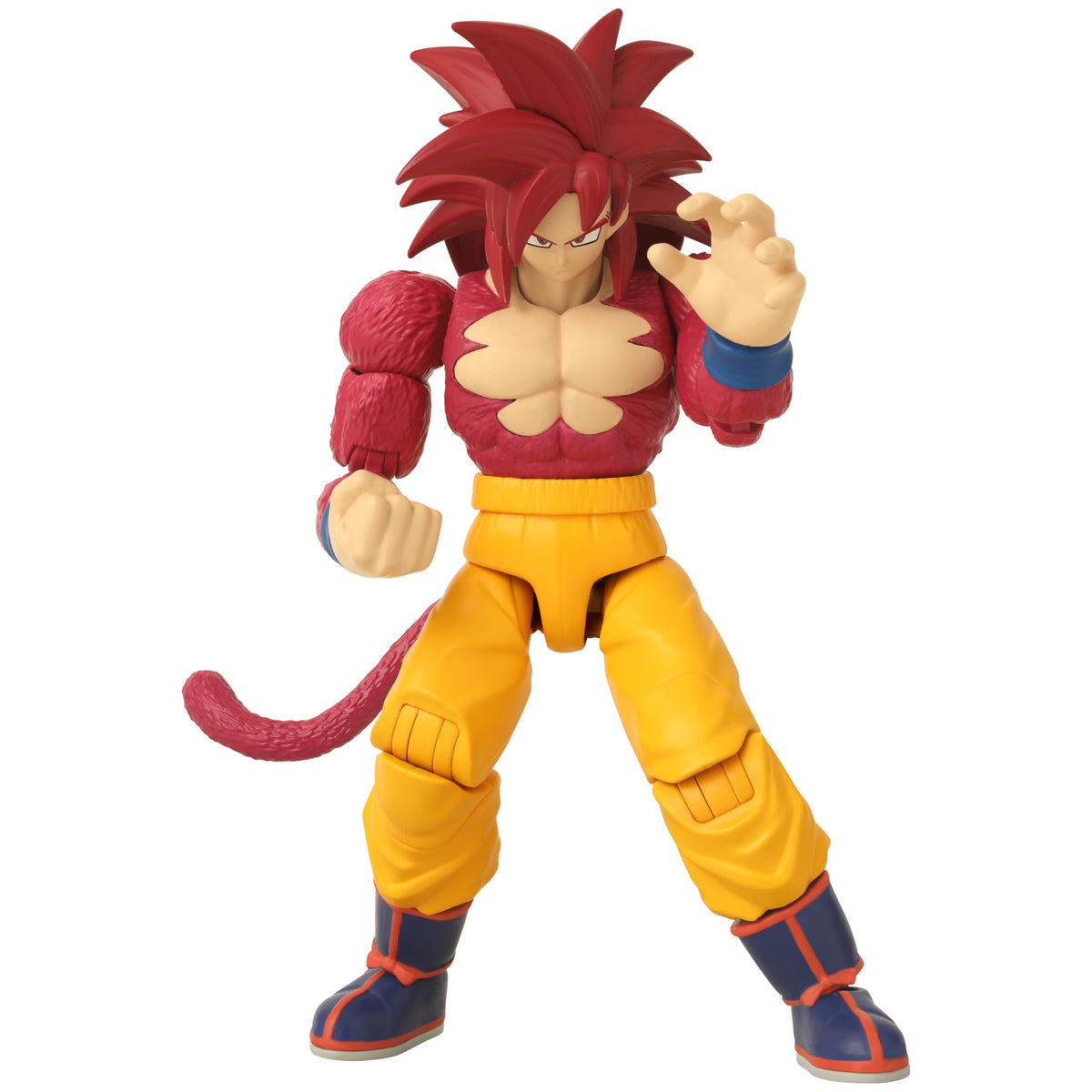 Dragon Stars DAIMA Goku SS4 pose for dynamic display and posing flexibility.