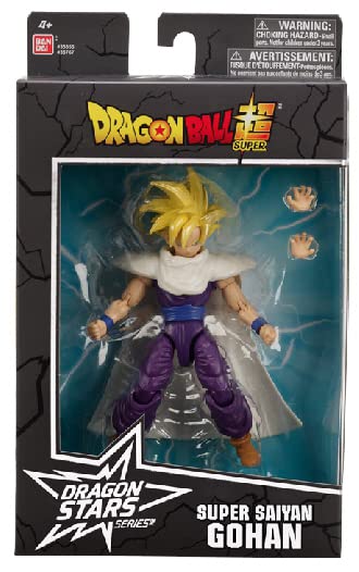 Dragon Stars Series Gohan kid close-up highlights sculpt detail and articulation.