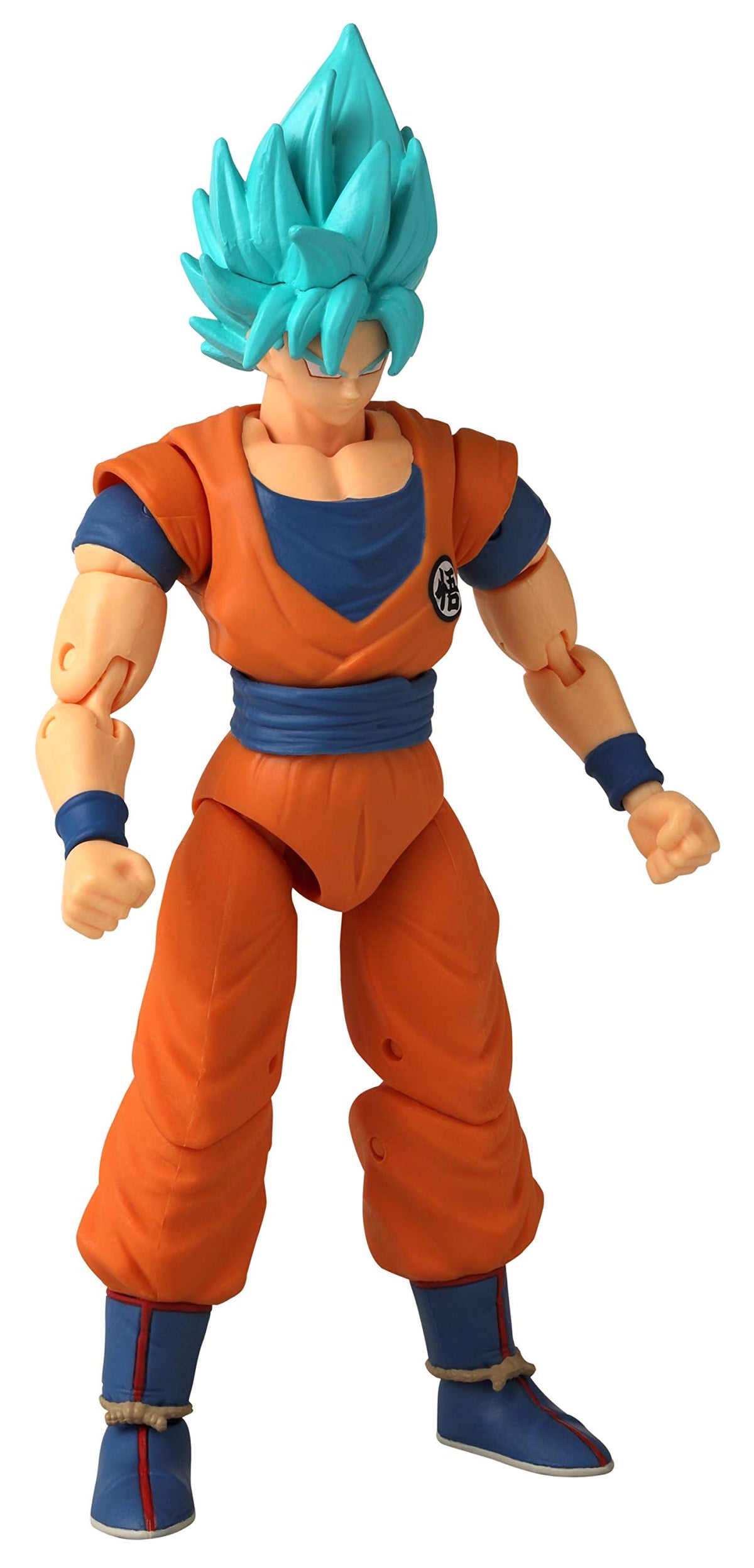 Goku Ver 2 action figure in battle-ready attack pose for photography