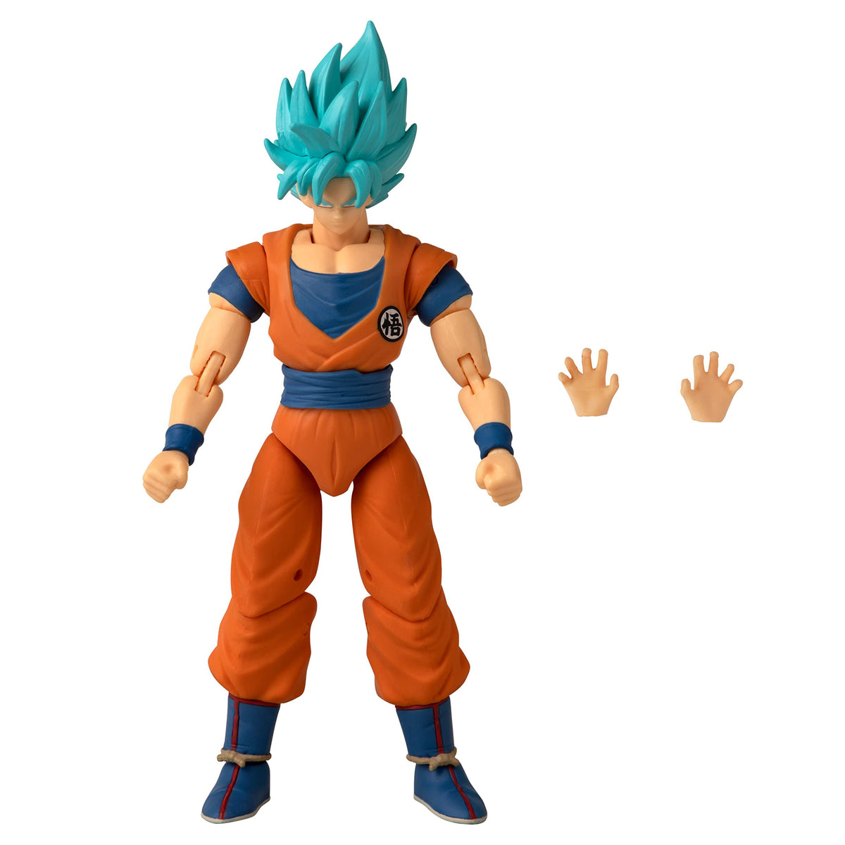 Close-up of Dragon Stars Goku Ver 2 detailed sculpt and paint