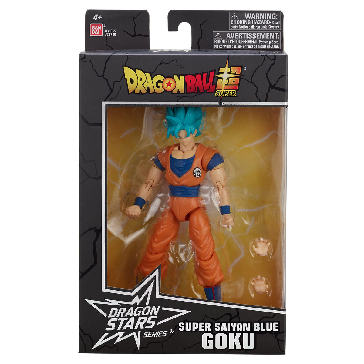 Dynamic pose of Dragon Stars Series Goku Ver 2 for diorama setup