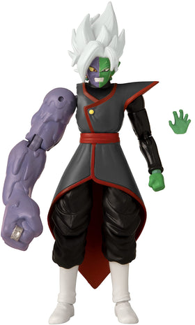 Dragon Stars Fusion Zamasu figure close-up highlighting armor and articulation options.