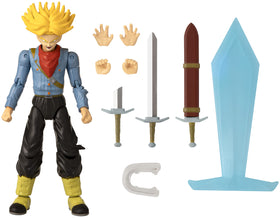 Dragon Stars Future Trunks figure close-up shows detailed sculpt ideal for collection.