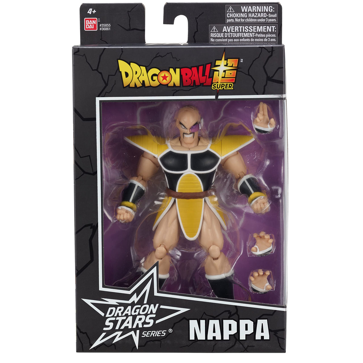 Dragon Stars Series Nappa diorama pose demonstrates display versatility
