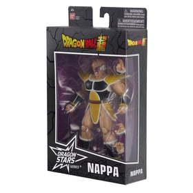 Dragon Stars Series Nappa collectible packaging elevates any Dragon Ball display