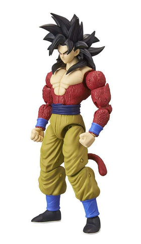 Dragon Stars Super Saiyan 4 Goku figure, front view, ideal for display and dynamic photography.