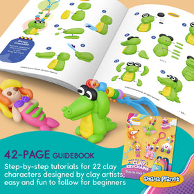 Drama Planet colorful-charms display with 8+ charm ideas for backpacks and bags