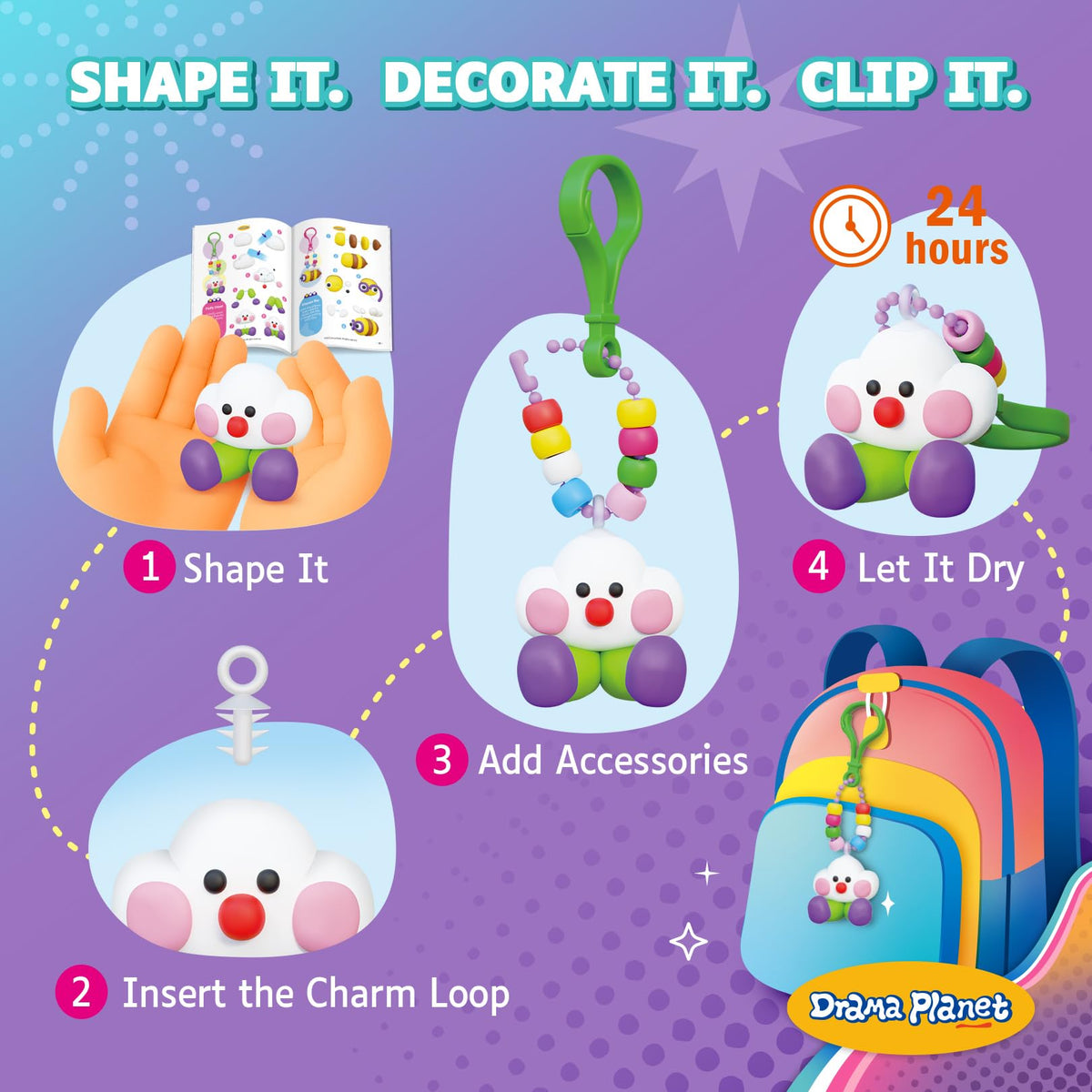 Drama Planet easy-step-guide for beginners supports quick, confident crafting sessions