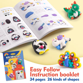 Kids create customized fridge magnets with vibrant clay art.
