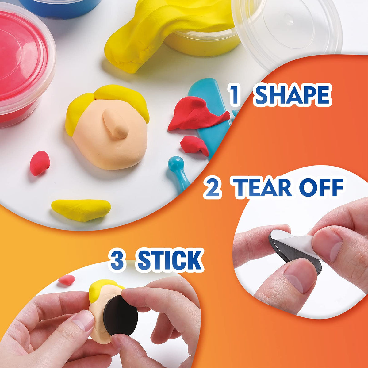 Step-by-step shapes guide from simple to complex in the manual.