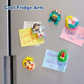 Non-toxic, easy to use clay that sticks to itself for kids' crafts.