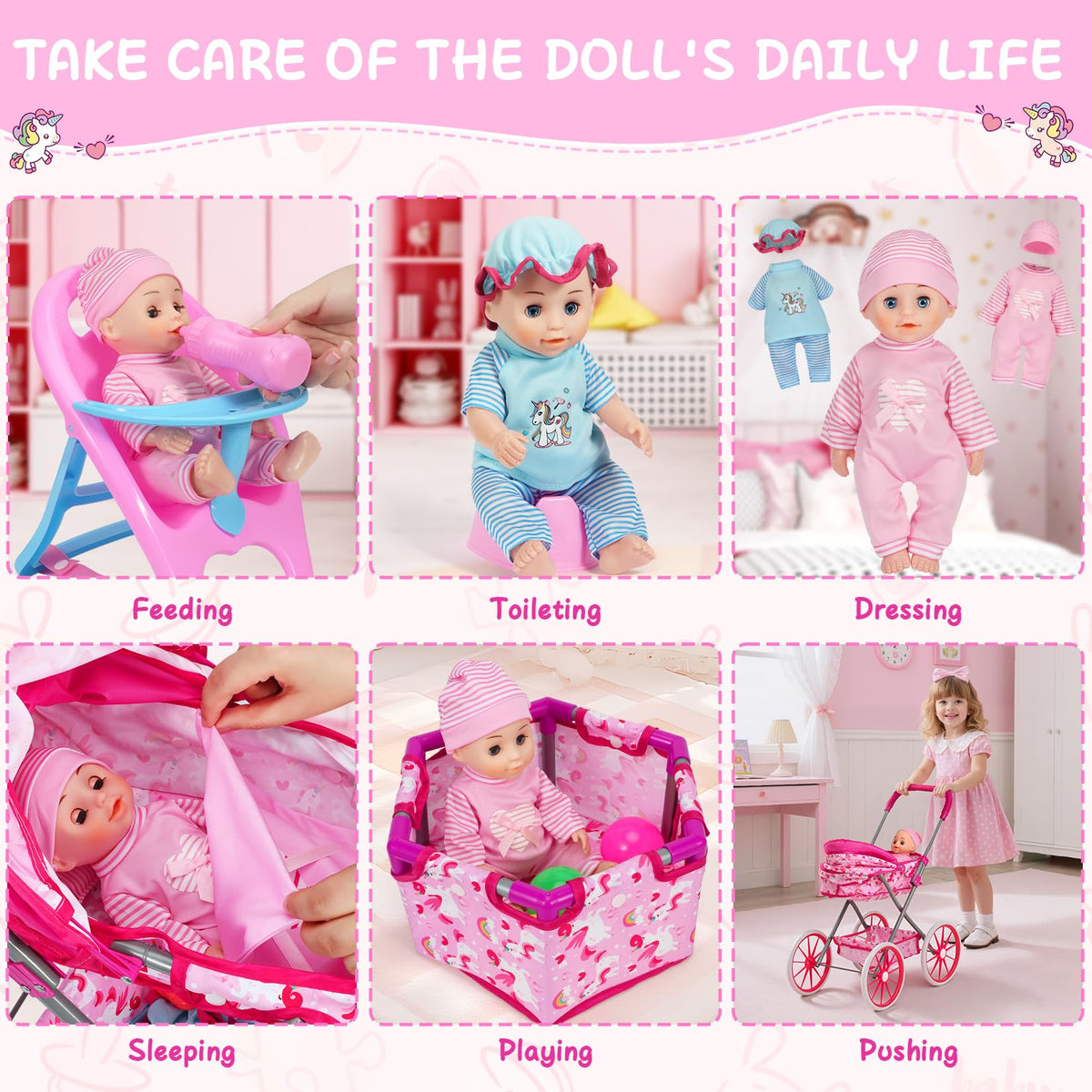 DRAMATION Crossbody bag and accessories for organized pretend play.