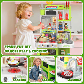 DRAMATION kitchen set includes pots, pans and accessories for realistic play