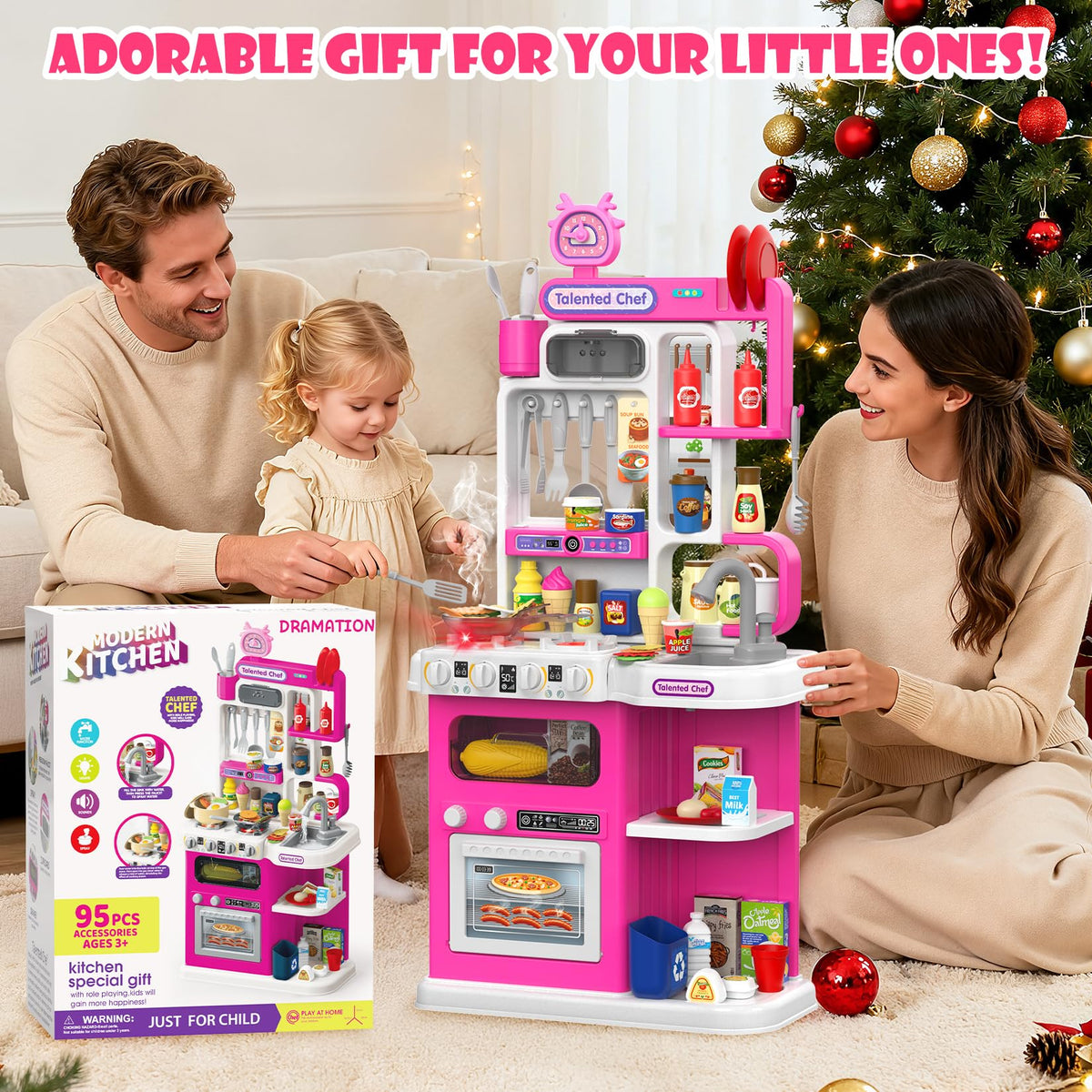 DRAMATION kitchen set makes a delightful gift for kids.