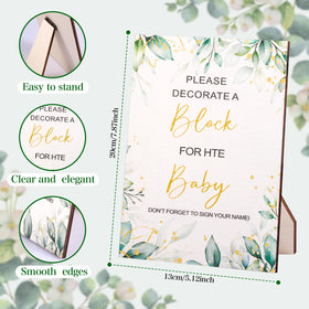 Draupnir stencil templates for baby shower designs guiding creative patterns.