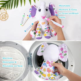 DRAWMYTOY plush after wash retains shape and softness