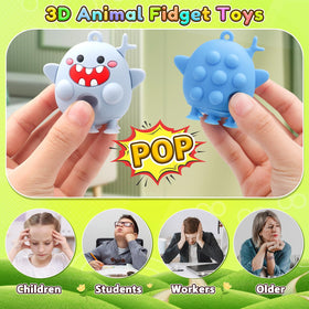 DREACAREFT rabbit pop toy compact for party favors and classrooms