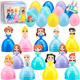 DREACAREFT Princess Easter egg with toy inside promotes imaginative play.