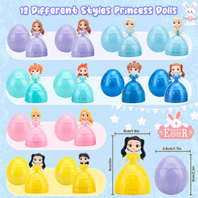 DREACAREFT Princess Easter egg toy inside supports creative pretend play.