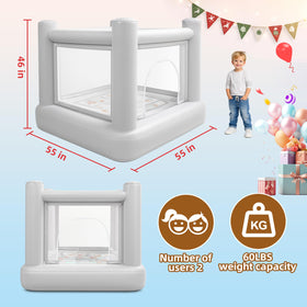 Dream Castle Mini Bounce House kids playing offering safe indoor outdoor fun