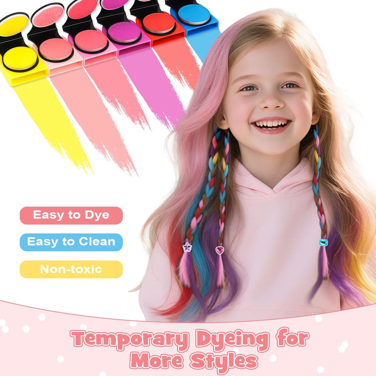 Dreamon 14 hair clips add color and hold