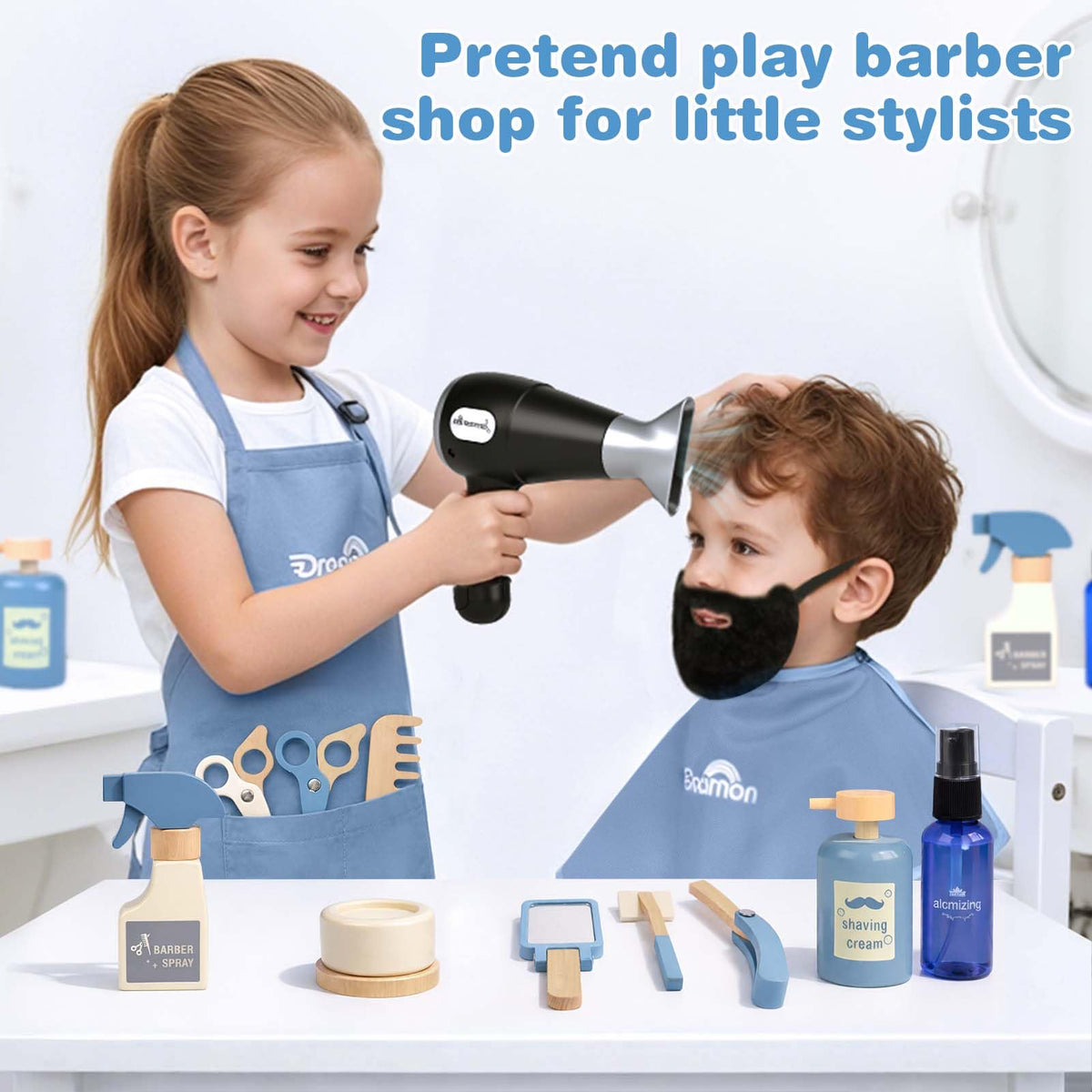 Dreamon electric shaver imitates real use for imaginative play and coordination