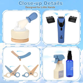 Dreamon mirror aids realistic grooming play and cooperative storytelling