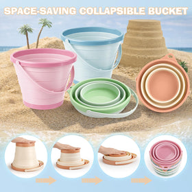 Dreamon beach shovels and rakes with rounded edges for safe play